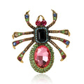 Beaut&Berry Jeweled Spider Brooch