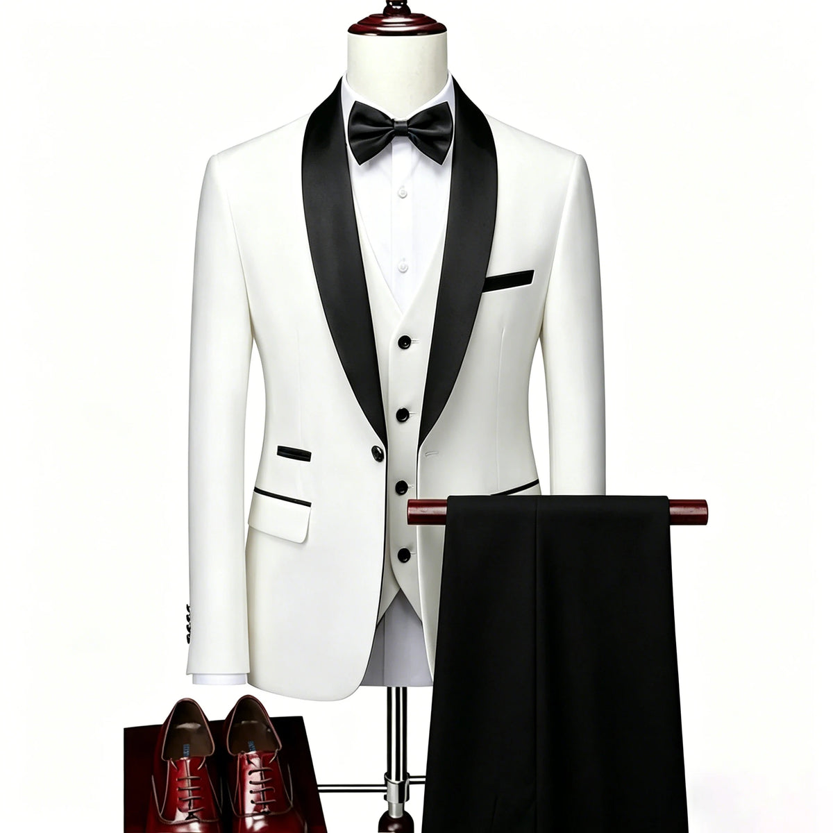 Men's Shawl-Lapel Tuxedo Suit for Weddings & Formal Events