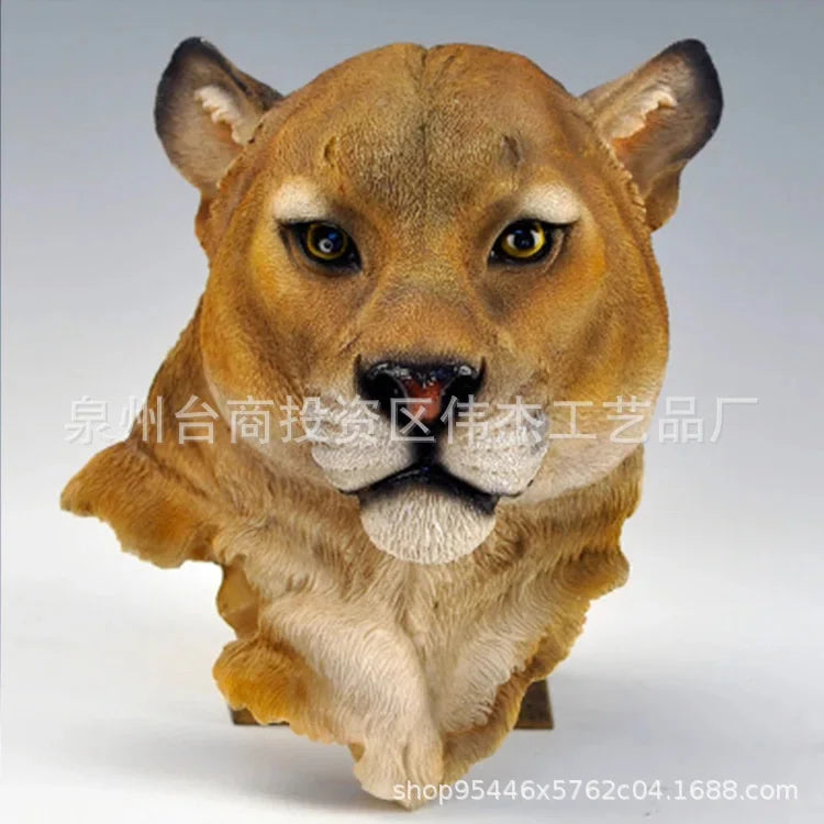 Resin Animal Head Wall Décor