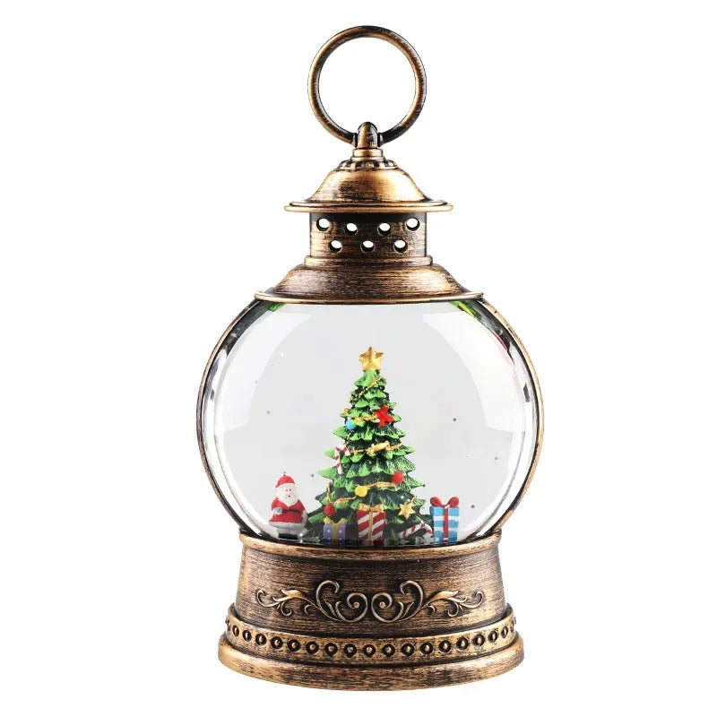 Light-Up Christmas Globe Lantern