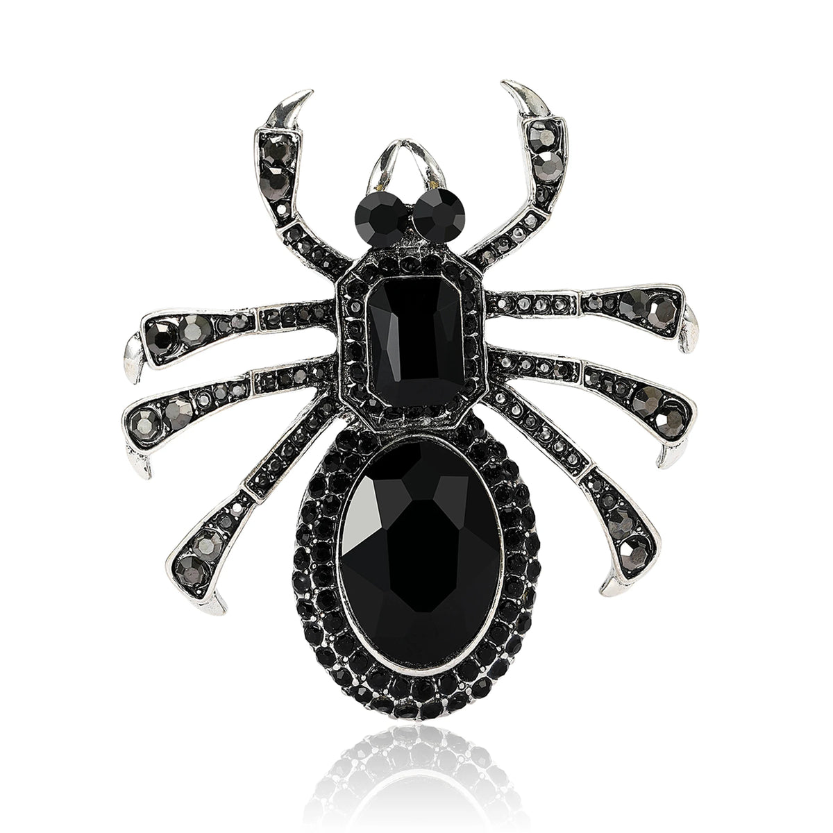 Beaut&Berry Jeweled Spider Brooch