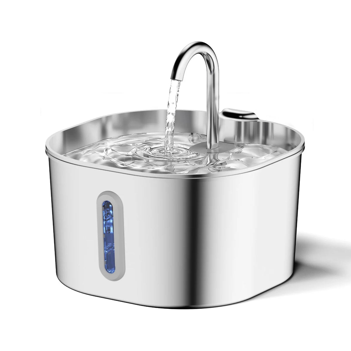 Stainless-Steel Pet Water Fountain – 2.2L
