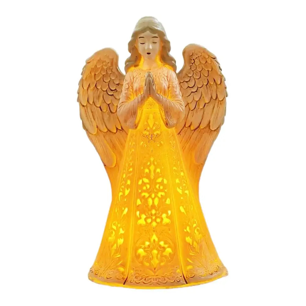 Light-Up Praying Angel Figurine – One or Two Pieces