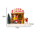 Light-Up Christmas Toy Shop Scene