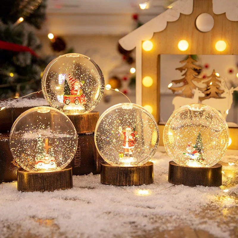 Light-Up Christmas Globe Decoration