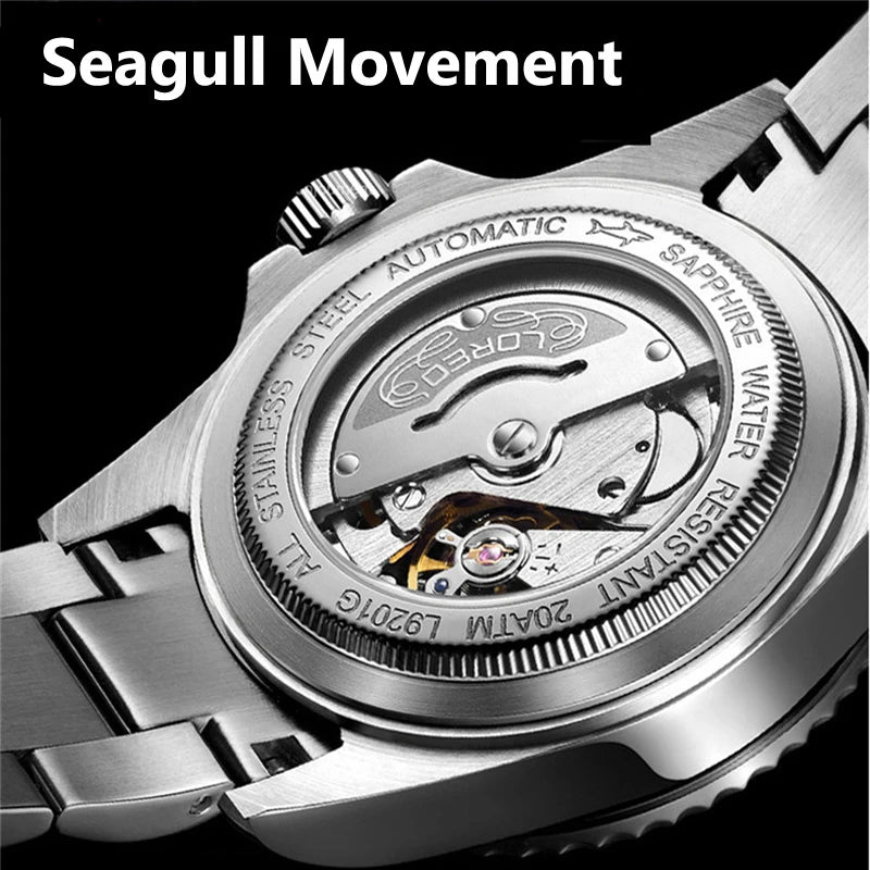 LOREO 9201 Automatic Mechanical Watch