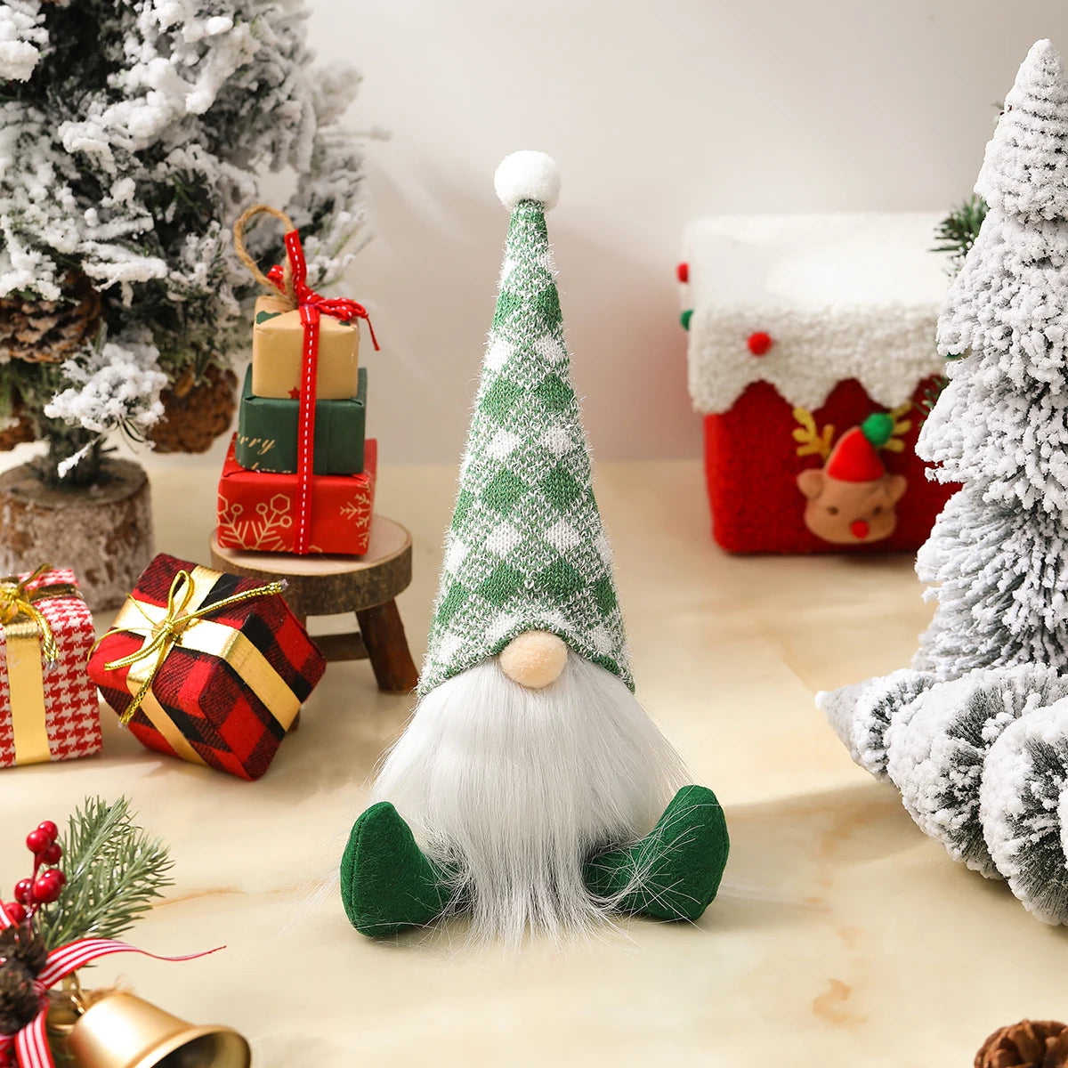Nordic Christmas Gnome Decoration – 28 cm