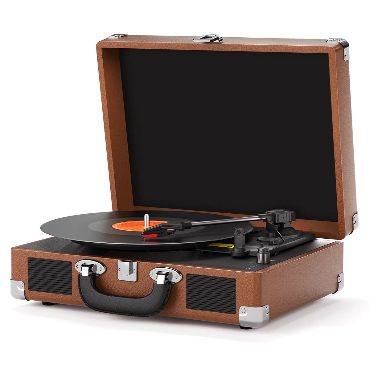 MAIO 3-Speed Suitcase Record Player with Built-In Speakers