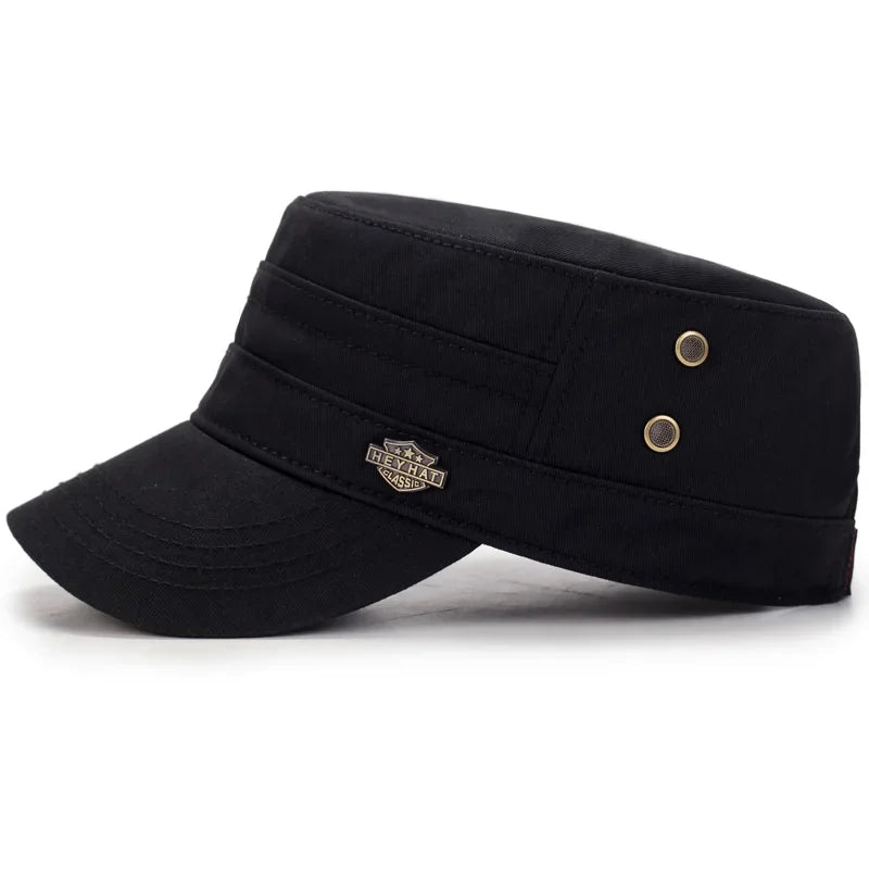 Unisex Adjustable Cotton Cadet Cap