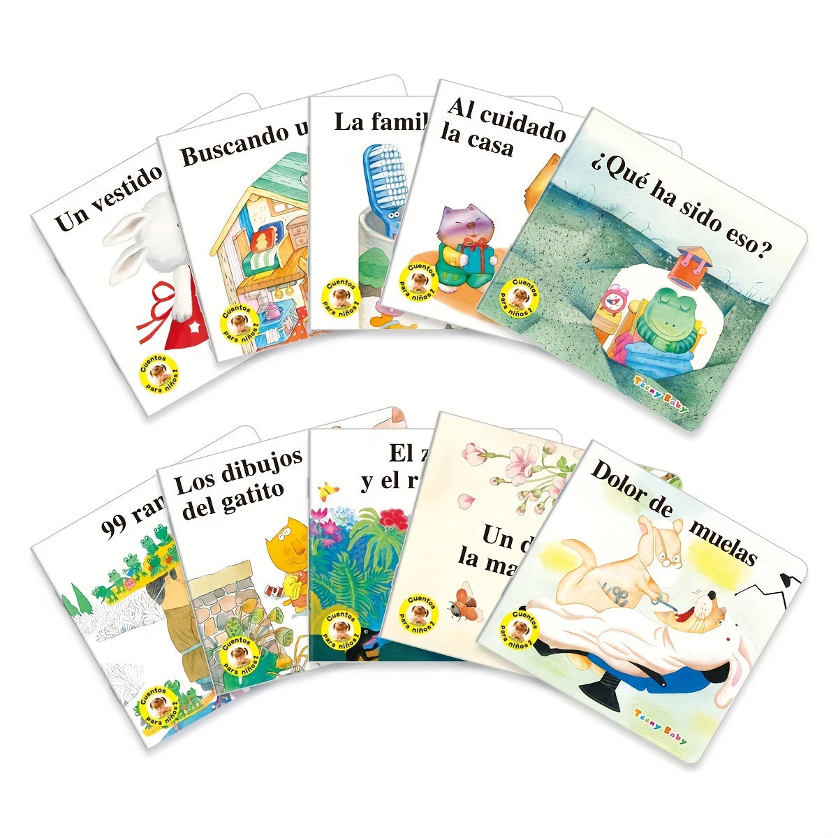 Spanish Children’s Illustrated Storybooks – Set of 10