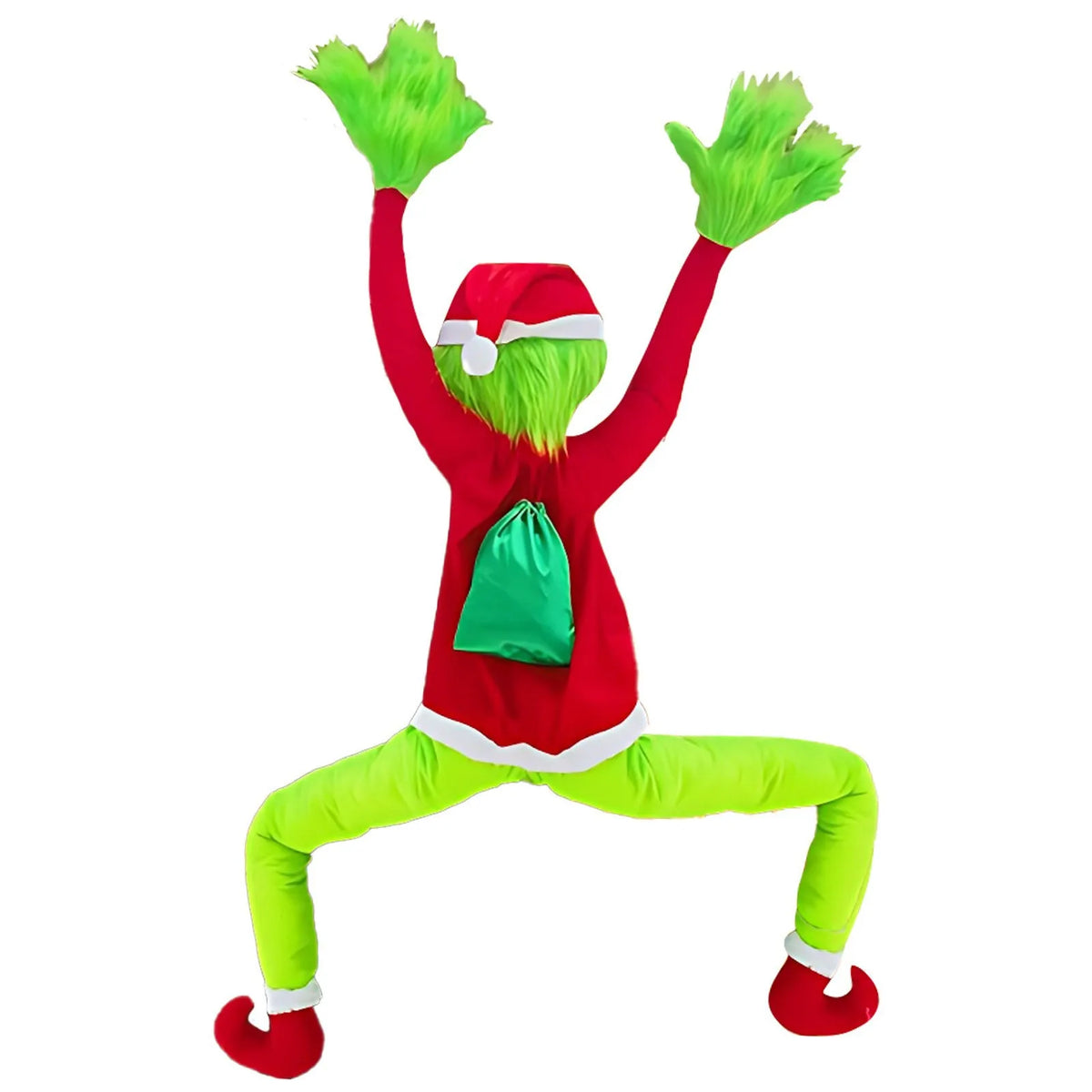 Green Monster Christmas Decorations – Wreath & Hanging Style Options