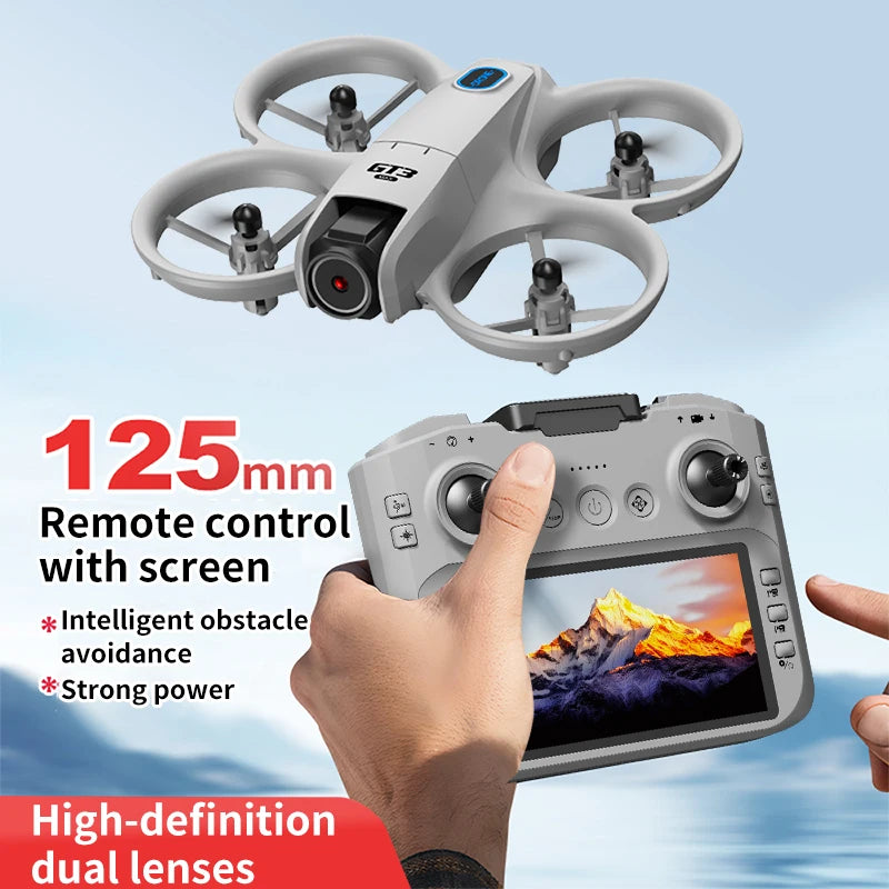 GT3 Dual-Camera Drone with Screen Controller & Propeller Option