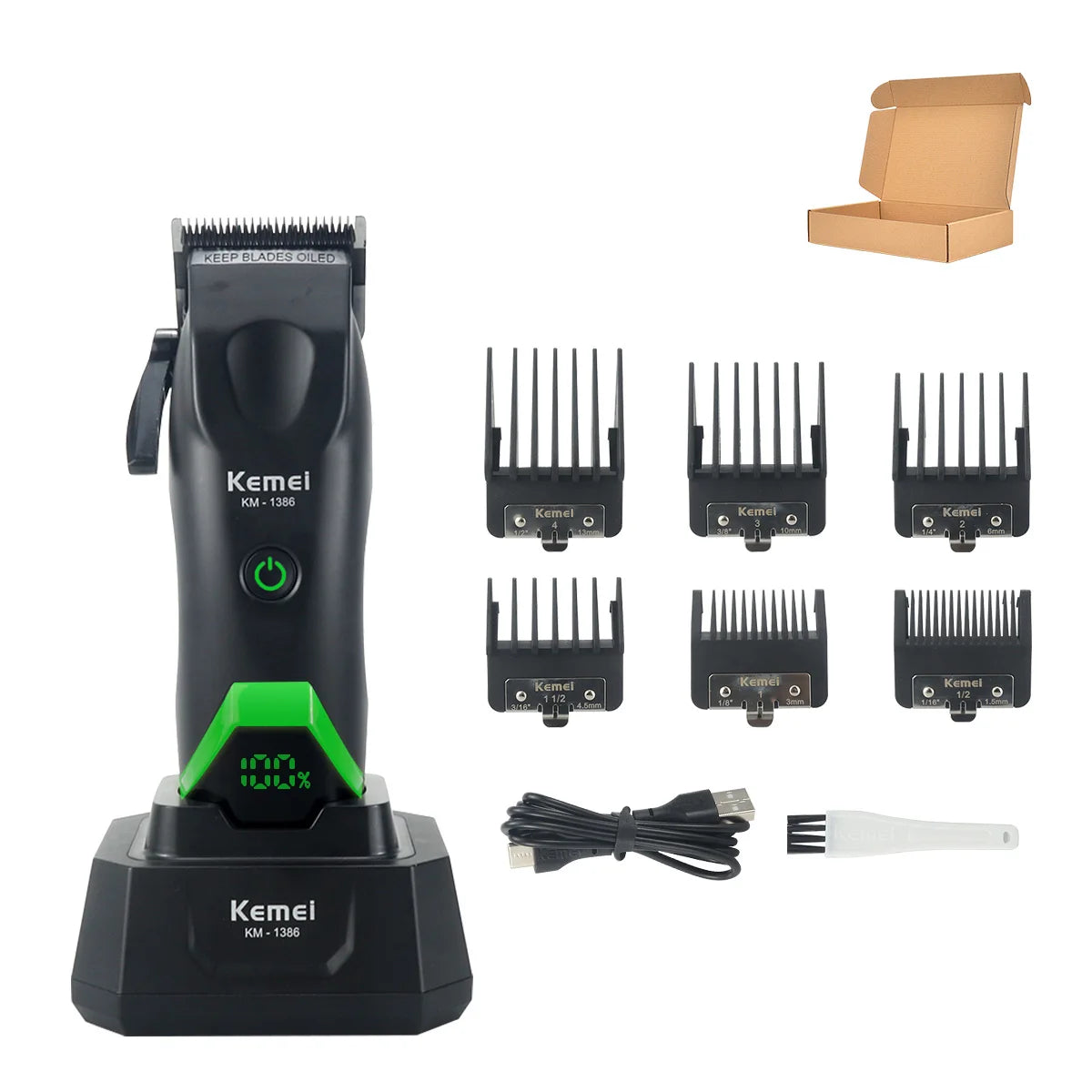 Rechargeable Hair Clippers, Trimmers and Grooming Kit Options