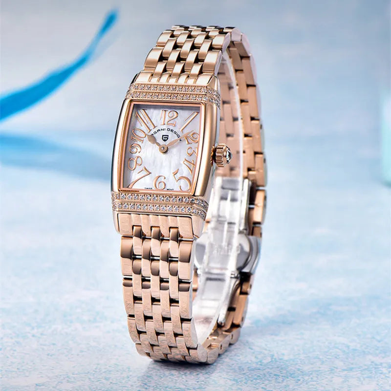 PAGANI DESIGN PD-1737L Women's Rectangular Quartz Watch