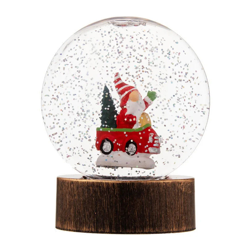 Light-Up Christmas Globe Decoration