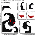 Halloween Monster & Spooky Face Silhouette Decorations