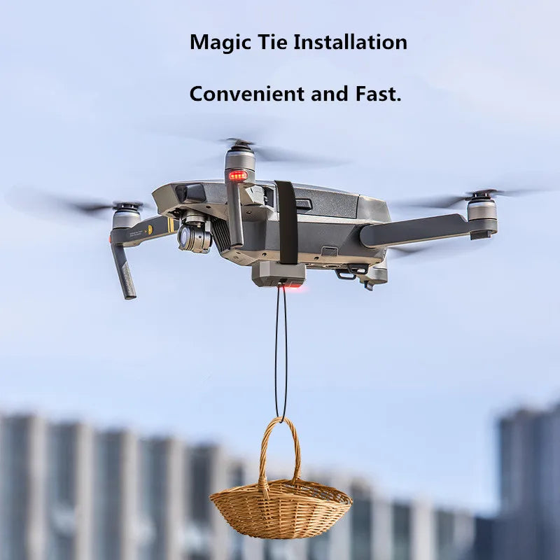 Remote-Control Drone Payload Release Accessory – Black