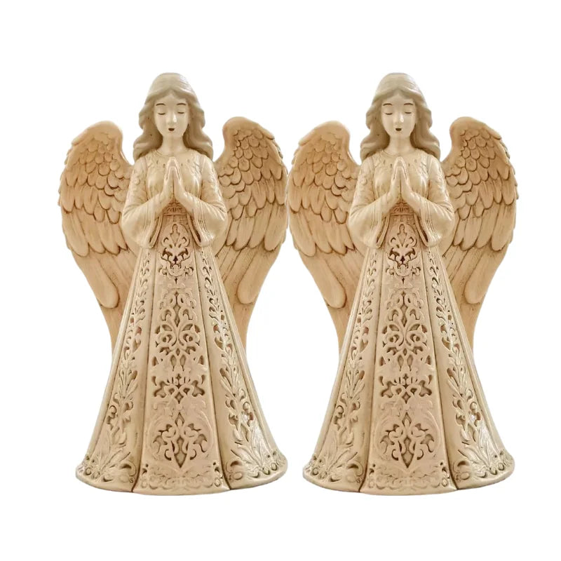 Light-Up Praying Angel Figurine – One or Two Pieces