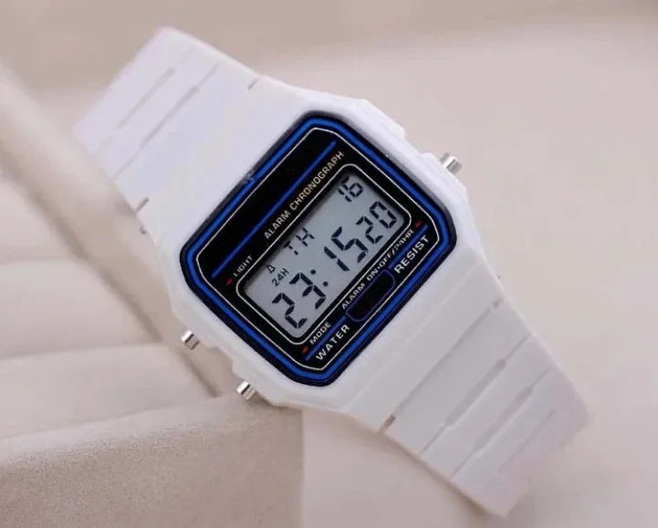 Retro Square Digital Wristwatch