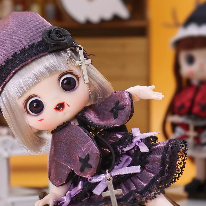 13 cm Halloween BJD Doll, Outfit & Parts Options