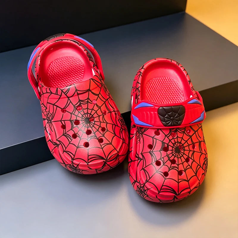 Kids’ Spider Web Clogs with Heel Strap