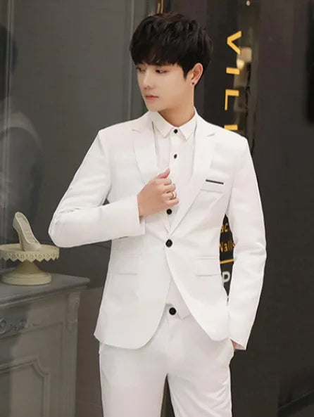 Men's Single-Breasted Suit for Weddings & Formal Occasions