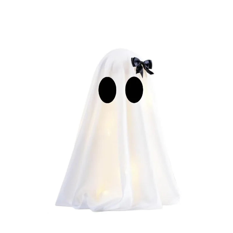 Light-Up Fabric Halloween Ghost – Tabletop Designs
