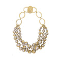 Vintage Pearl and Chain Choker Necklace or Bracelet