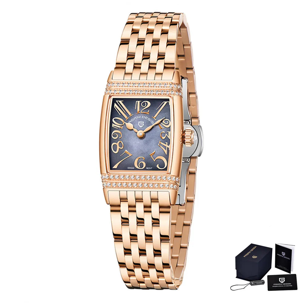 PAGANI DESIGN PD-1737L Women's Rectangular Quartz Watch