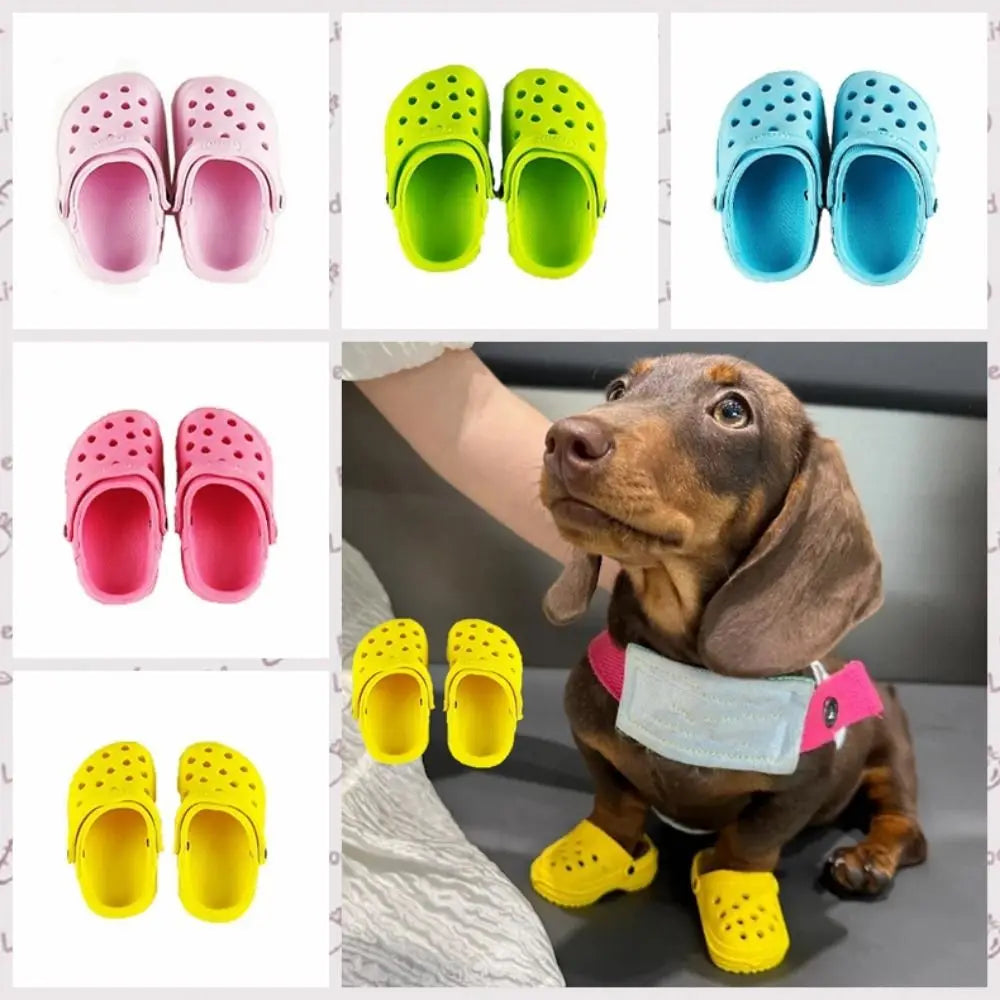 Clog-Style Pet Sandals – One Pair