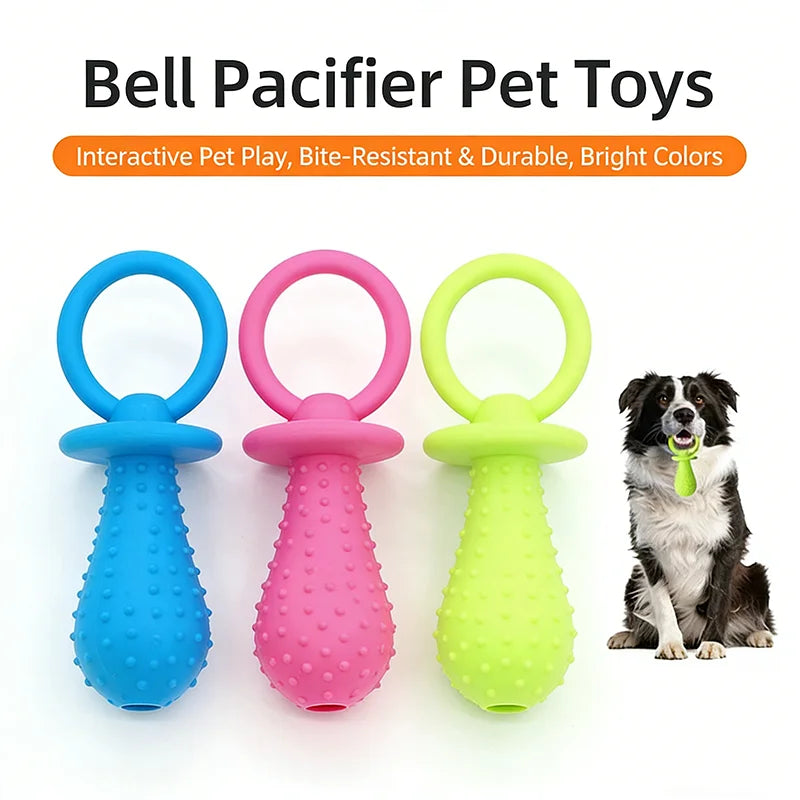 Textured Dog Play Toys – One or Three Pieces, Random Colors