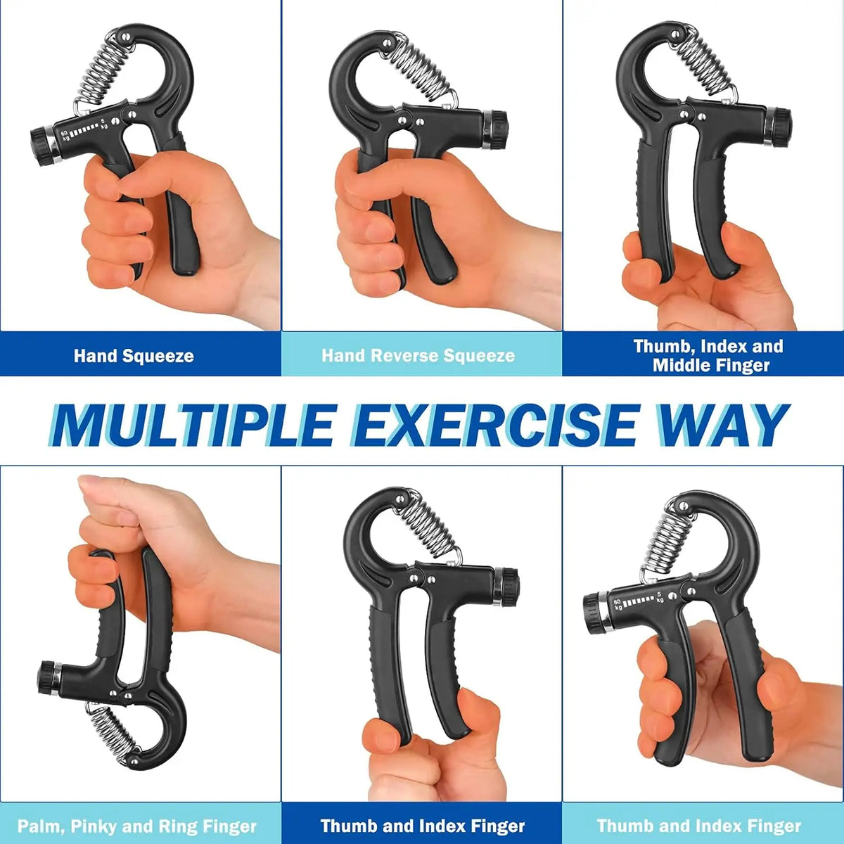 Adjustable Hand Grip Strengthener – One or Two Pieces
