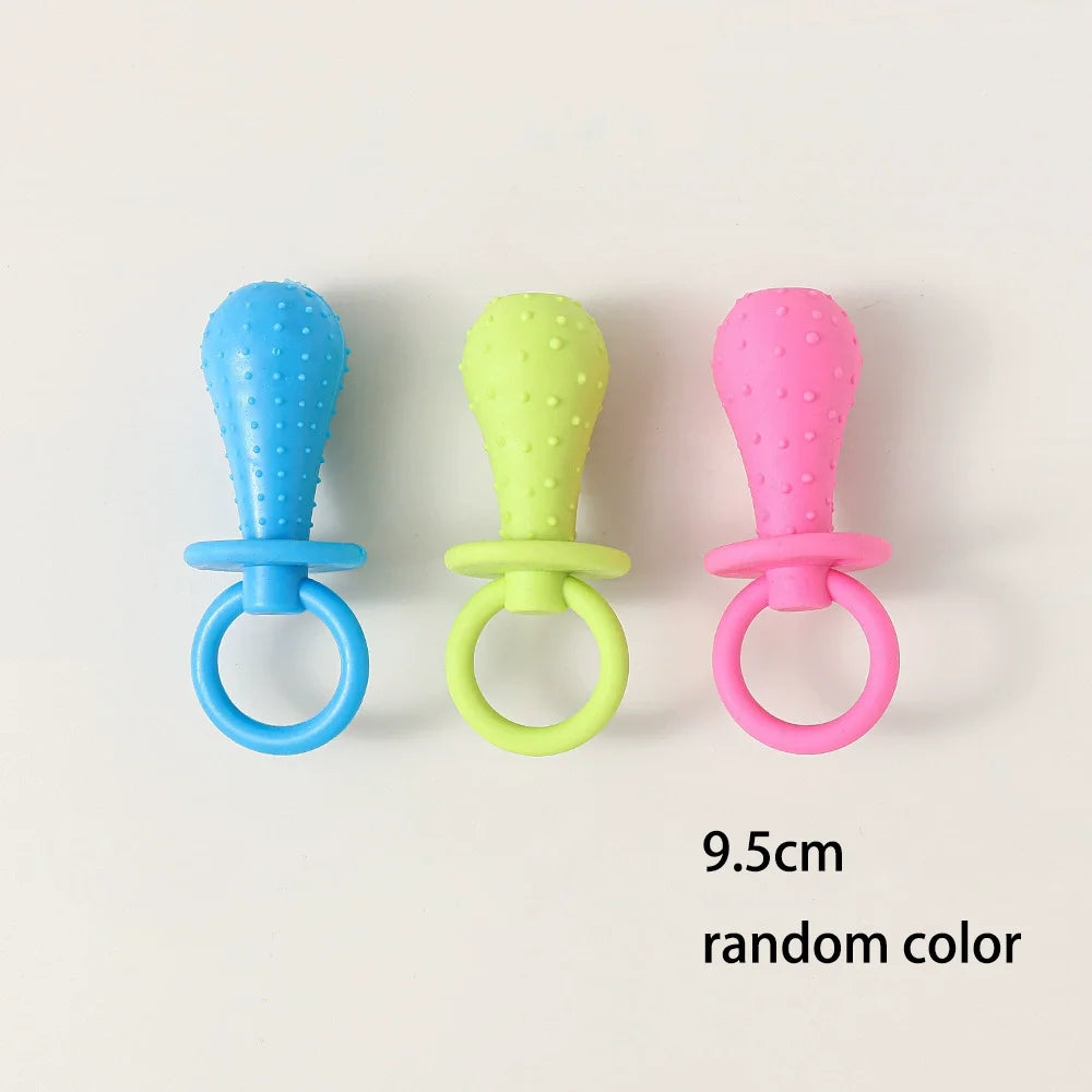 Textured Dog Play Toys – One or Three Pieces, Random Colors