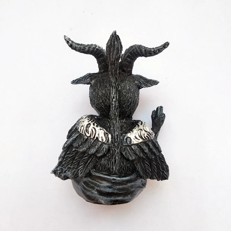 Gothic Goat Resin Figurine