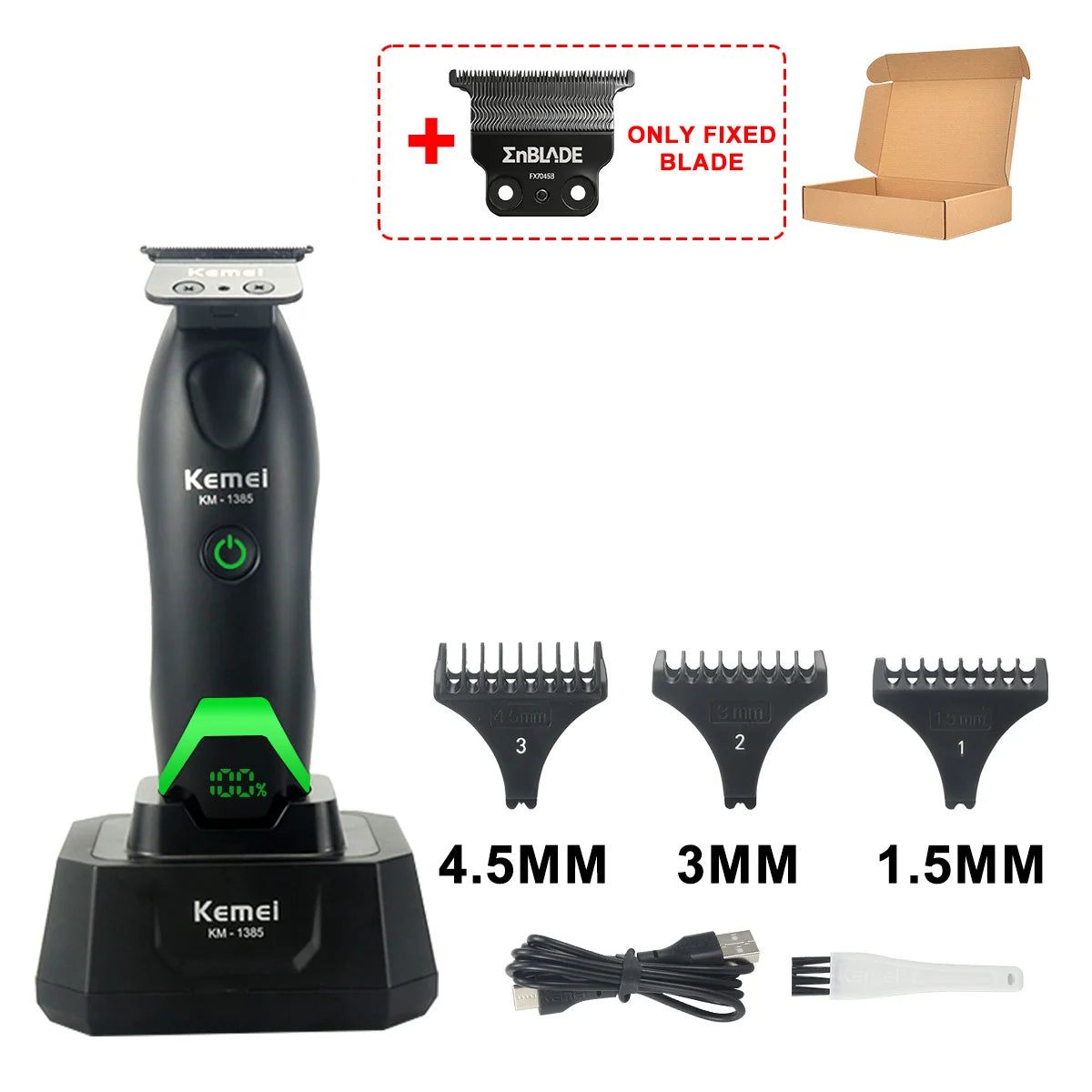 Rechargeable Hair Clippers, Trimmers and Grooming Kit Options